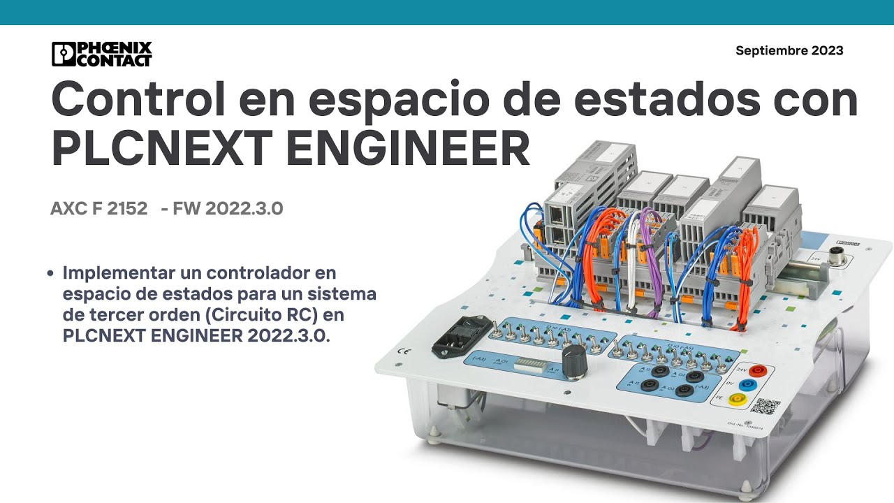 4 | Control en espacio de estados con PLCNEXT ENGINEER | AXC F 2152