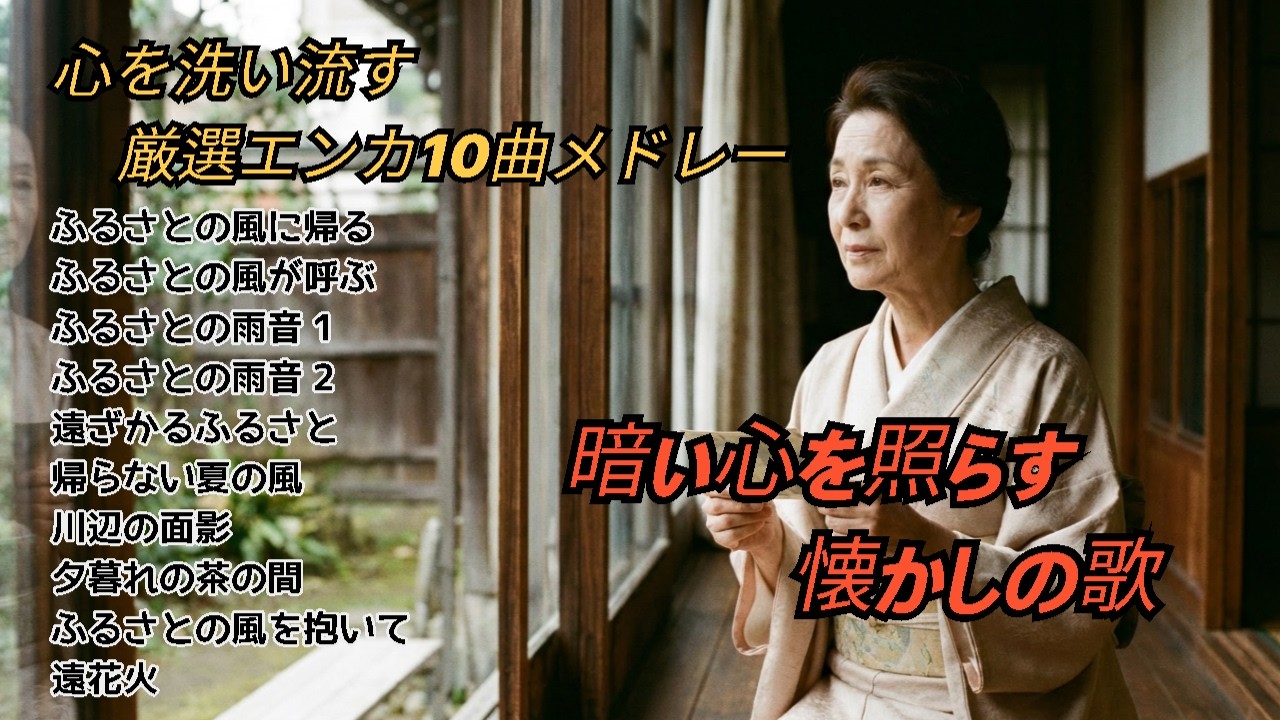 心を洗い流す厳選エンカ10曲メドレー (4) #演歌 #dj #懐メロ #哀愁 #昭和歌謡カバー #歌ってみた #歌ってみた #歌下手 #90年代名曲100選