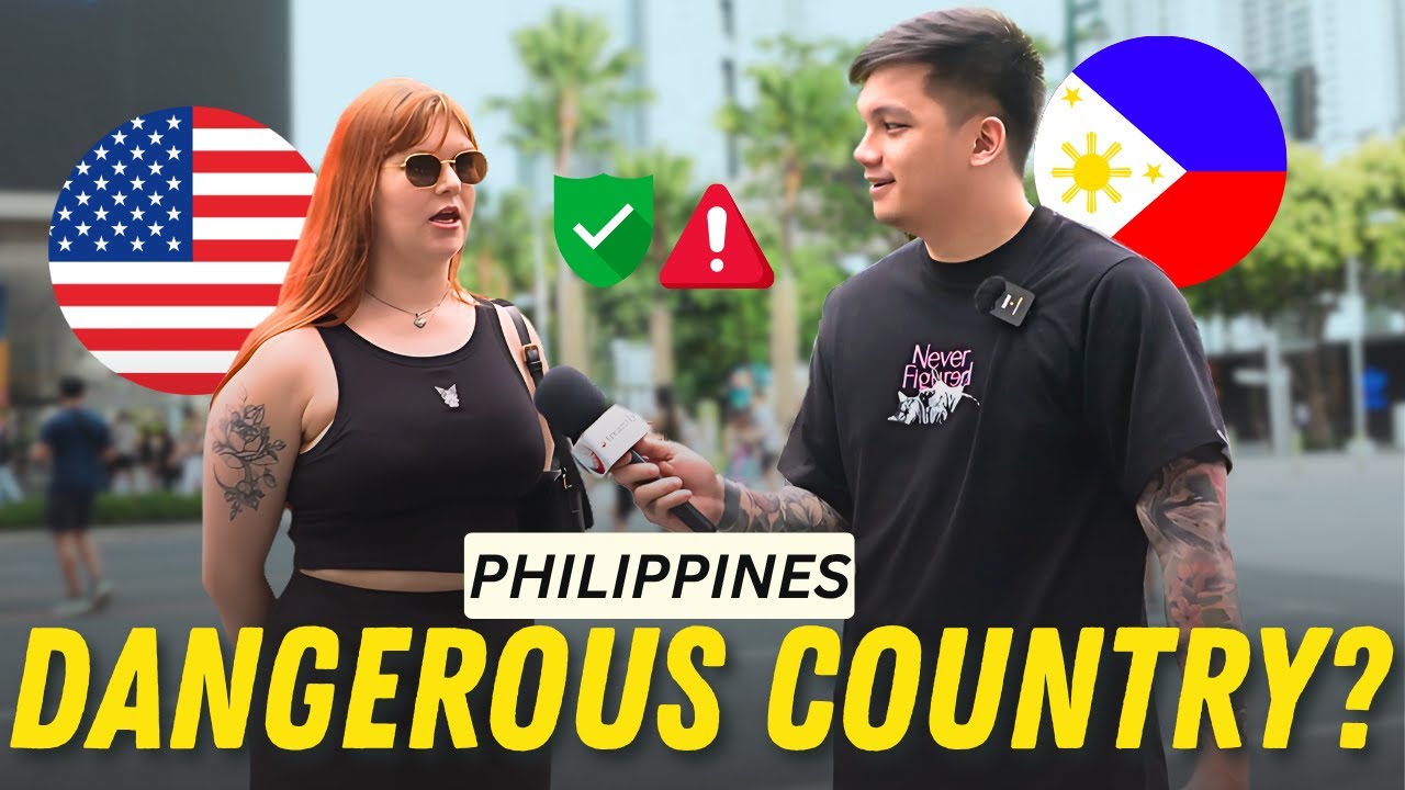 Is the Philippines SAFE for Foreigners? | FILIPINO STREET INTERVIEW