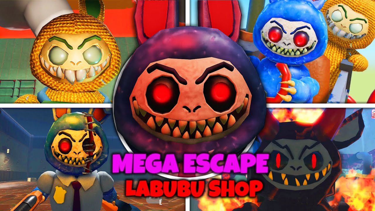 Mega Escape: LaBubu Shop [BETA] - Full Gameplay & ALL Bosses + Ending (Roblox Showcase)