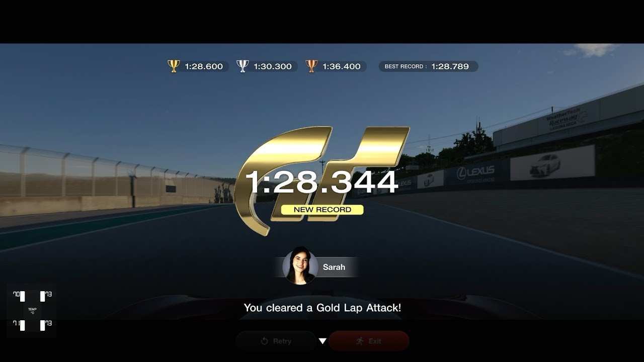 Gran Turismo 7 - Laguna Seca Circuit Experience - Full Lap Gold