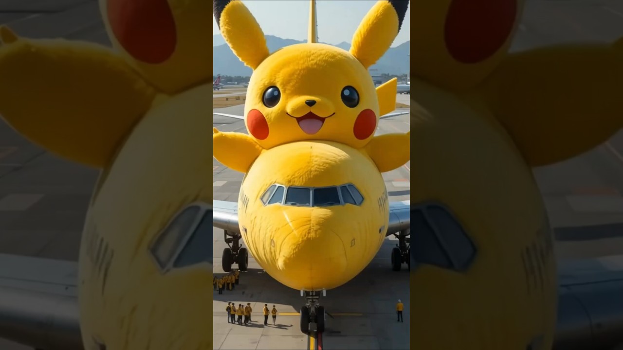 Pikachu&rsquo;s Electric Plane: Thunder Flight! ⚡️✈️😺