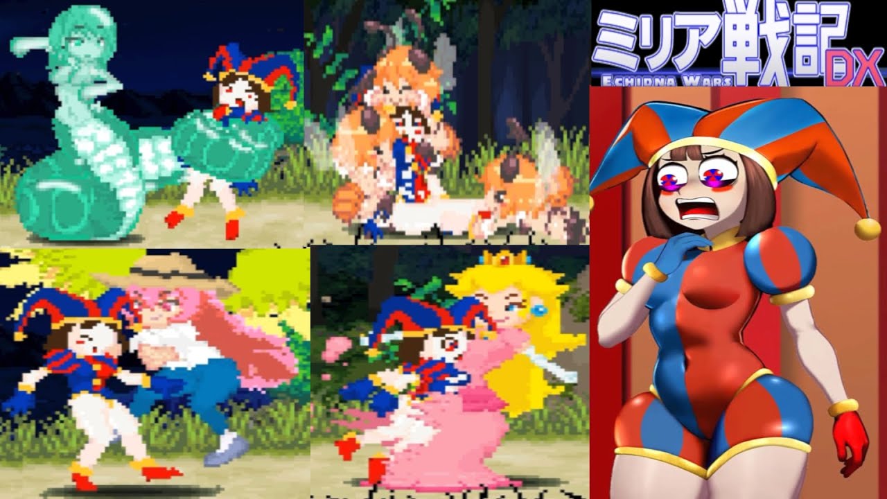 Echidna Wars DX:  The Amazing Digital Circus Pomni