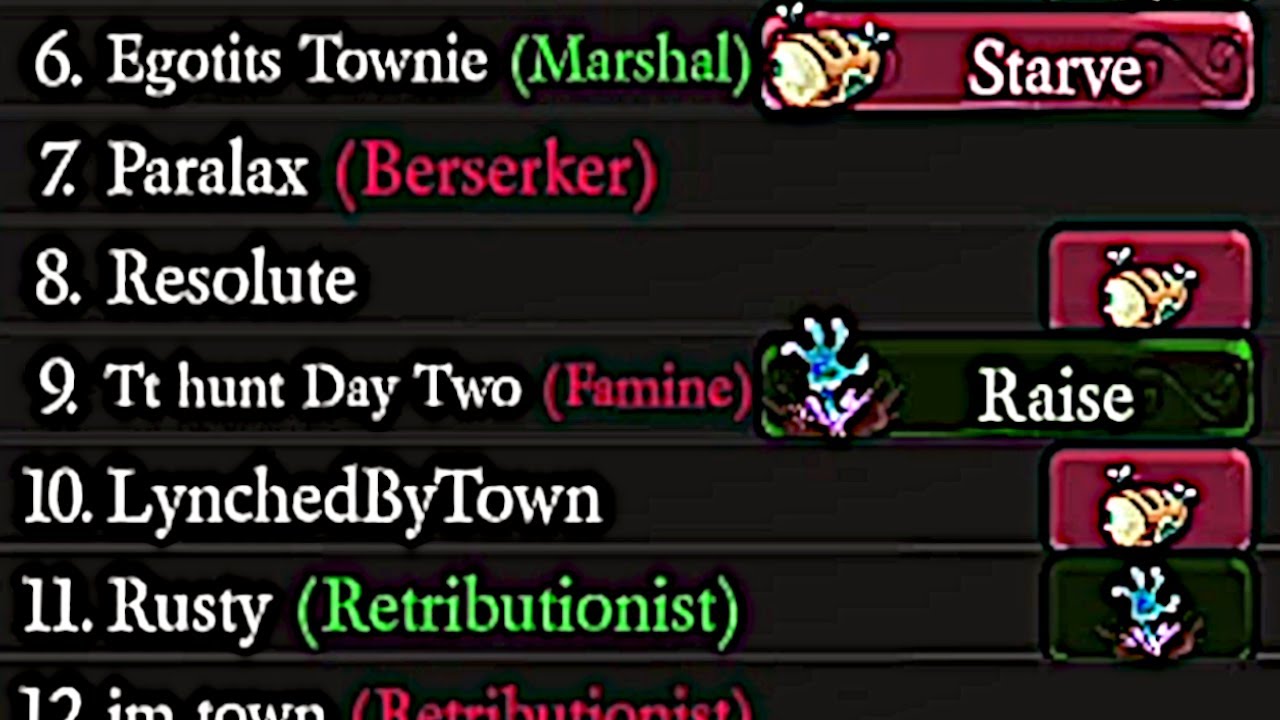 No one expects the TRAITOR Retri using Famine... - BetterTOS2 Town Traitor