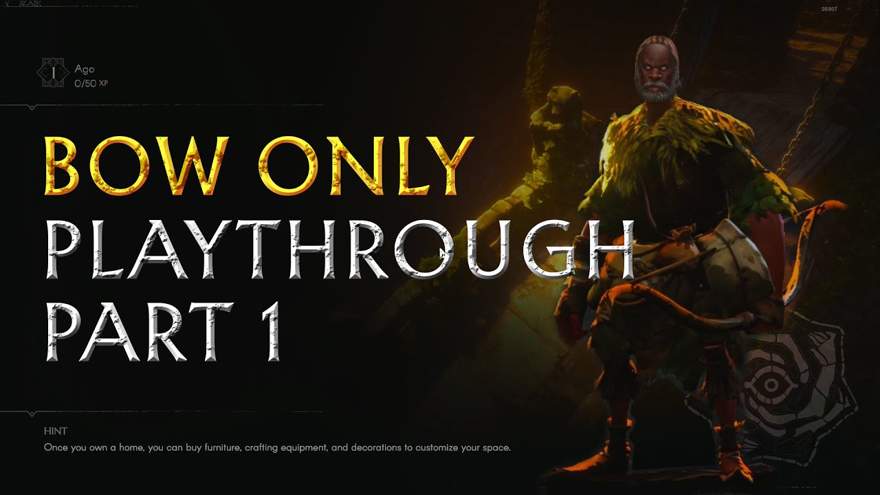 Hardest Difficulty Bow playthrough PART1 [No Rest for the Wicked]