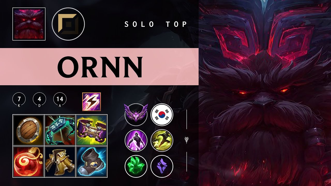 Ornn Top vs Rumble - KR Master Patch 26.02