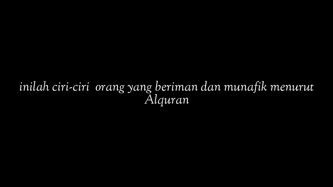 Iman dan munafik