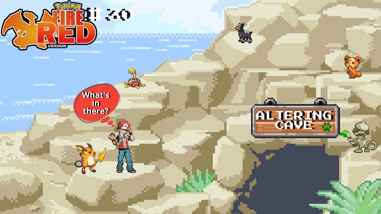 Let's Play Pokemon Fire red #30 The Forgotten Island  #pokemonfirered #retro #gbagame