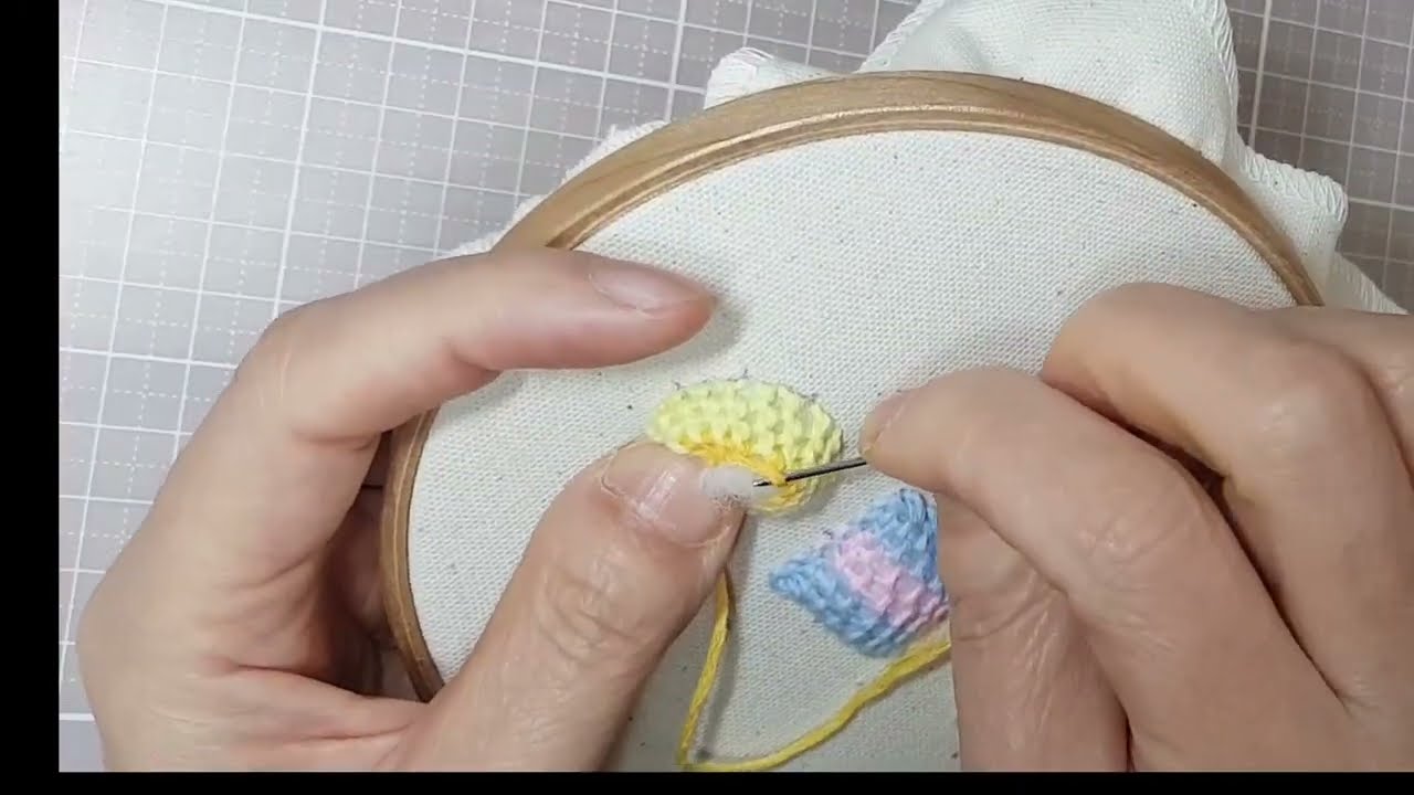 (코디드)디테치드버튼홀스티치 비교하기 /자수실 바꾸기/ 장단점 비교하기 Corded detached buttonhole stitch