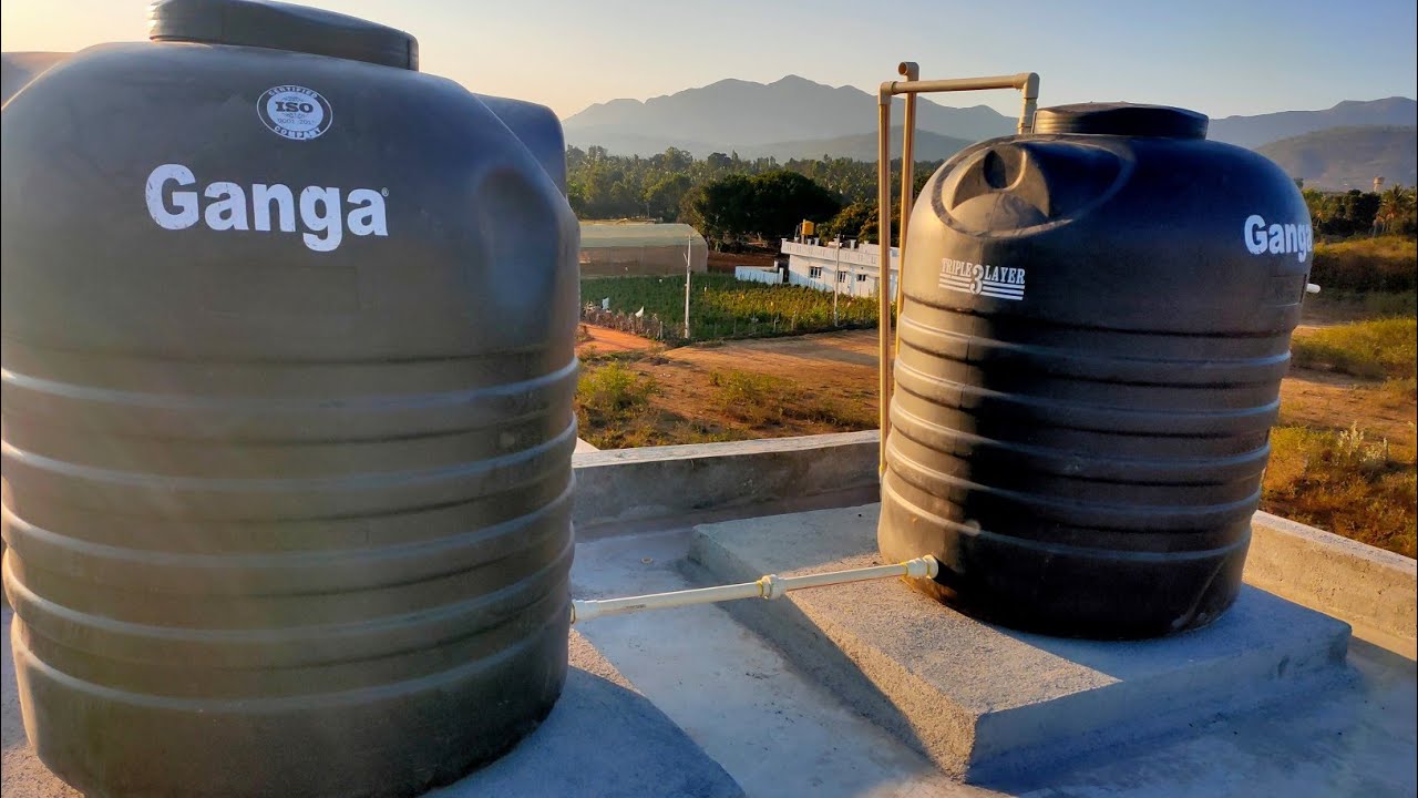 How to connect 2 water tanks | How to install 1000 ltr   water tank on the Head room