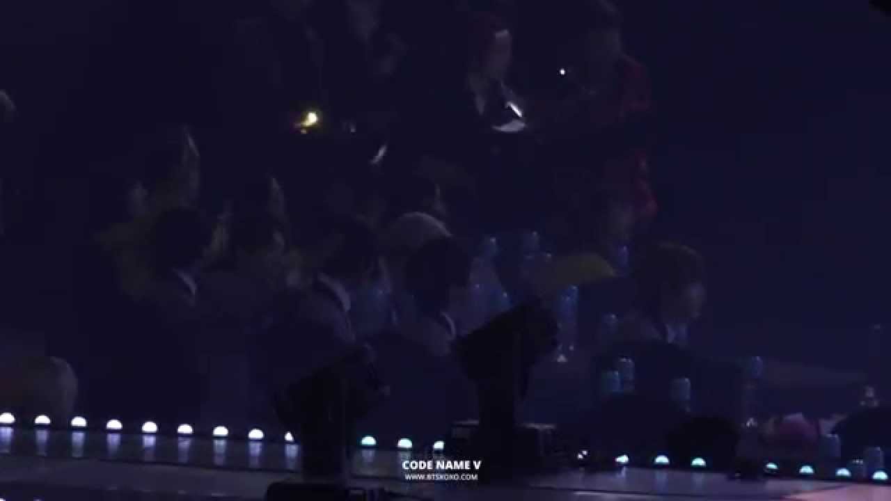 150128 가온차트 K-POP 어워드 방탄소년단 대기석 소주 한 잔 REACTION
