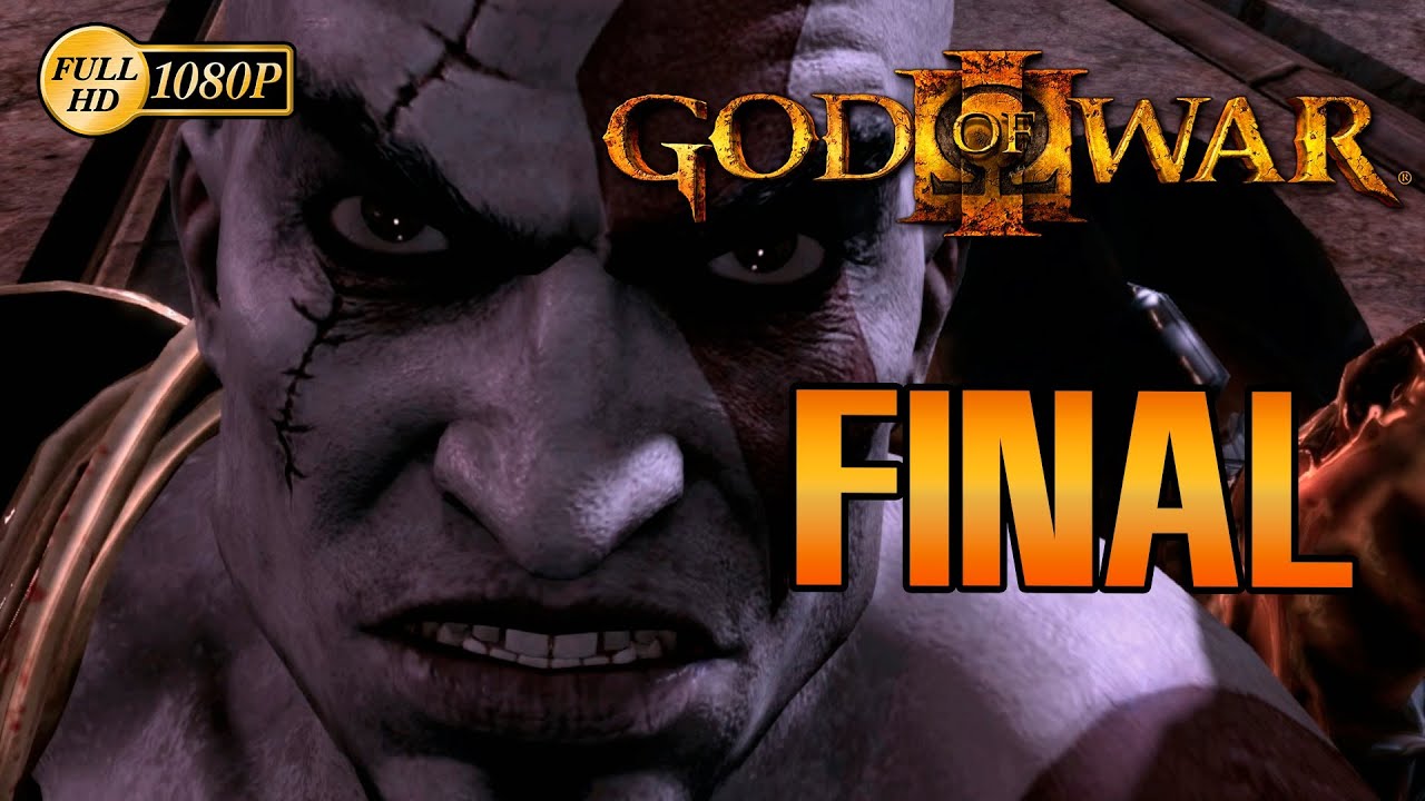 God of War 3 Final Español Walkthrough Ending La muerte de Zeus 1080p