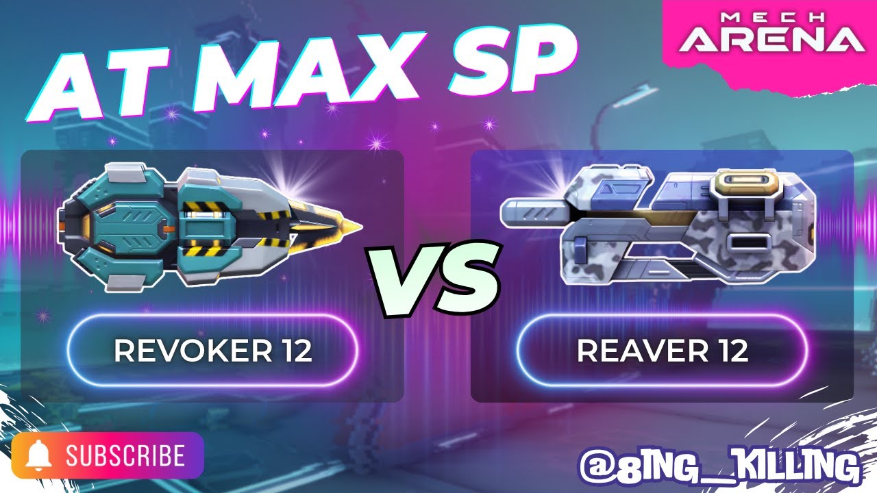Reaver 12 vs Revoker 12- Which One Actually Wins?Mech Arena Damage Test #gaming #teammech #mecharena