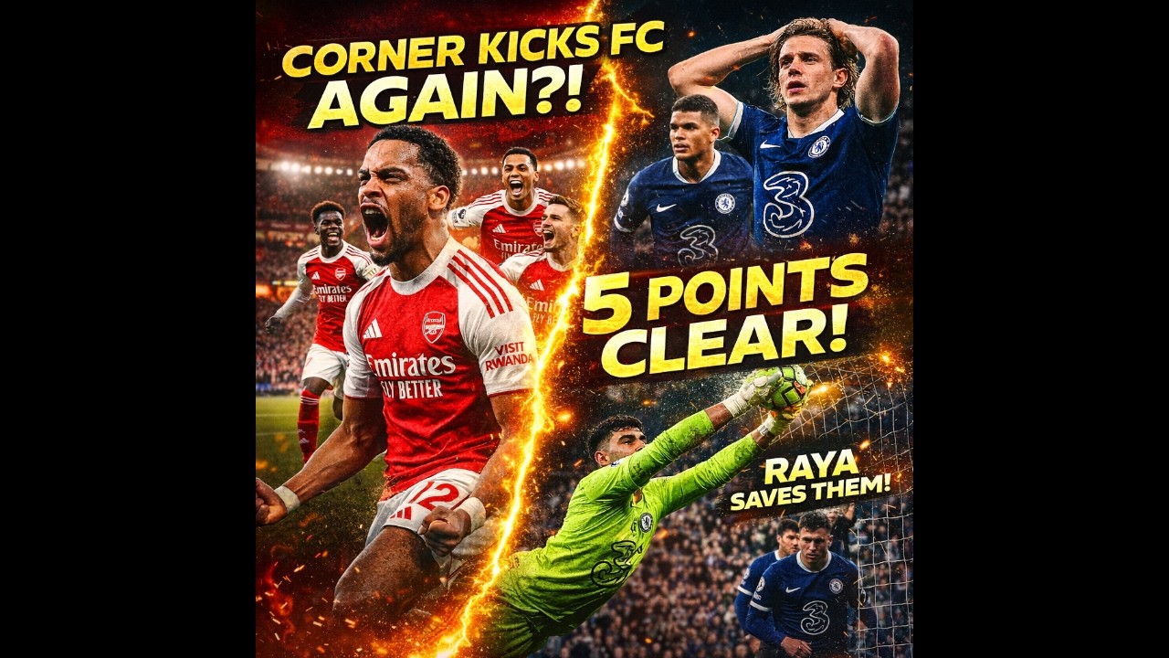 CORNER KICKS FC STRIKE AGAIN - Arsenal 5 Points Clear! Chelsea CRUMBLE!