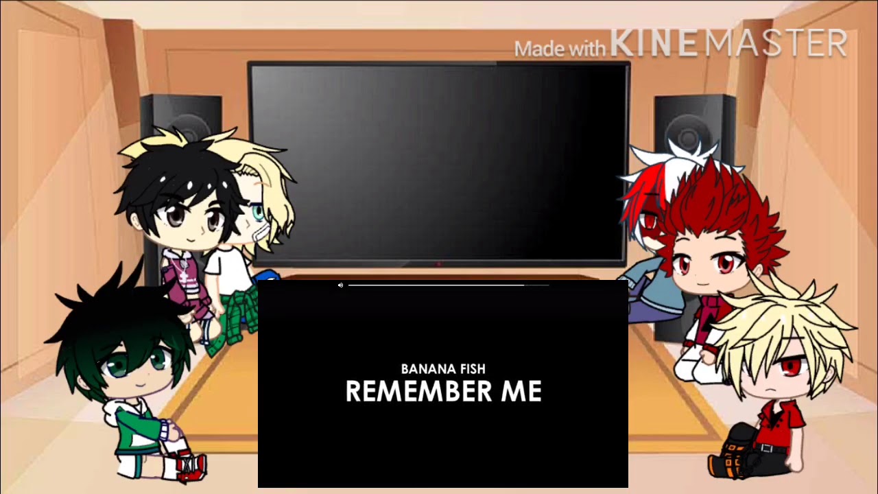 Mha reacts to Banana Fish and some tiktoks|| Gacha Club|| Asuza Star||