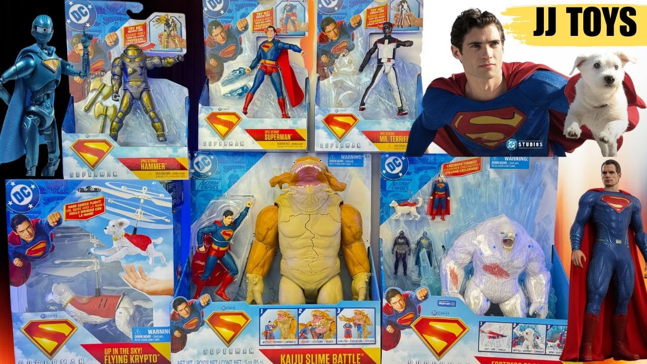 Superman 2025 Movie Toys Unboxing! DC Multiverse & Spin Master Collection Review