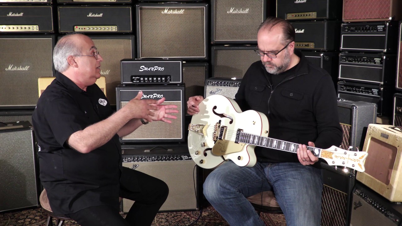G6136-55GE Vintage Select Edition 1955 White Falcon • Обзор гитар Wildwood