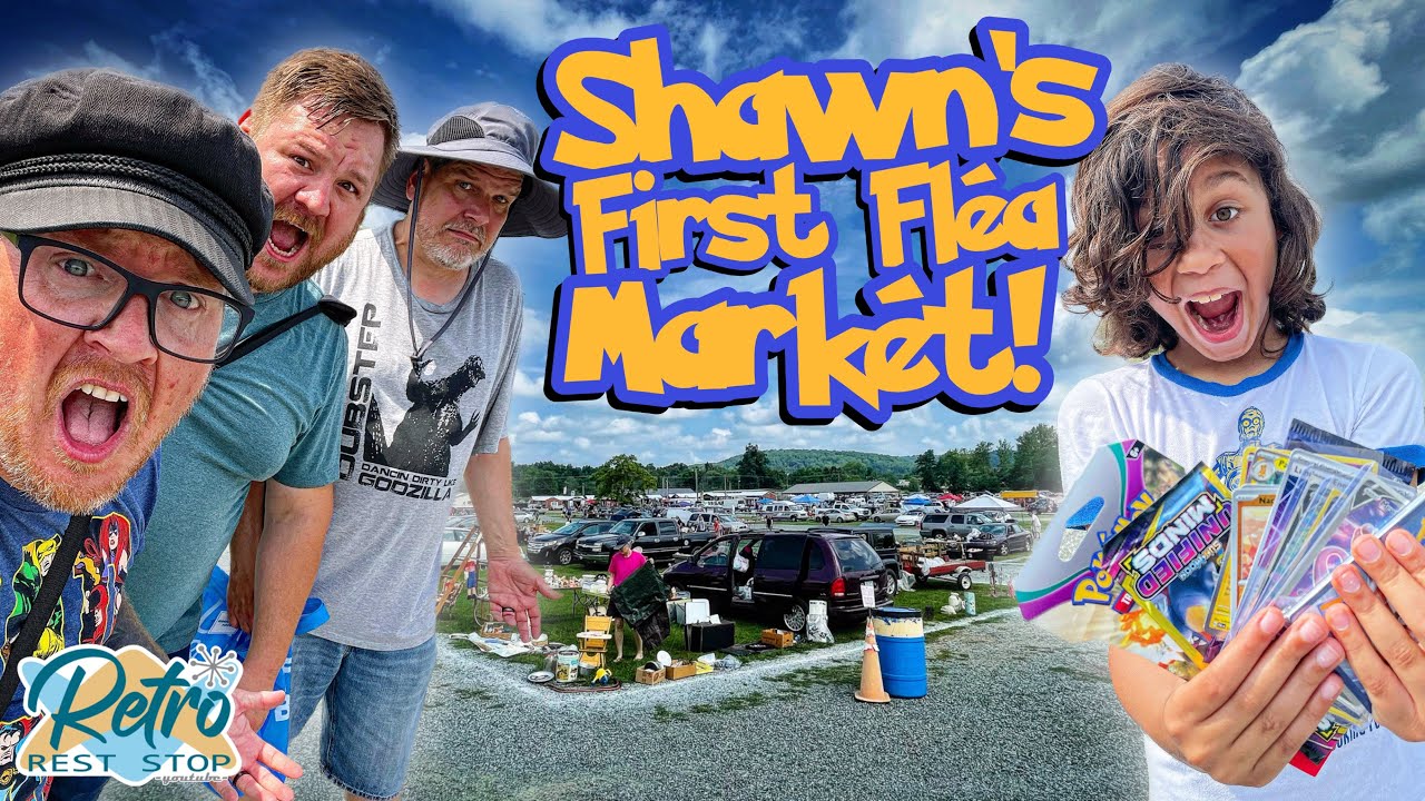 Thrifting Shawn’s First Flea Market At Jake’s Flea Market In Barto, PA | Physical Media & Pokémon