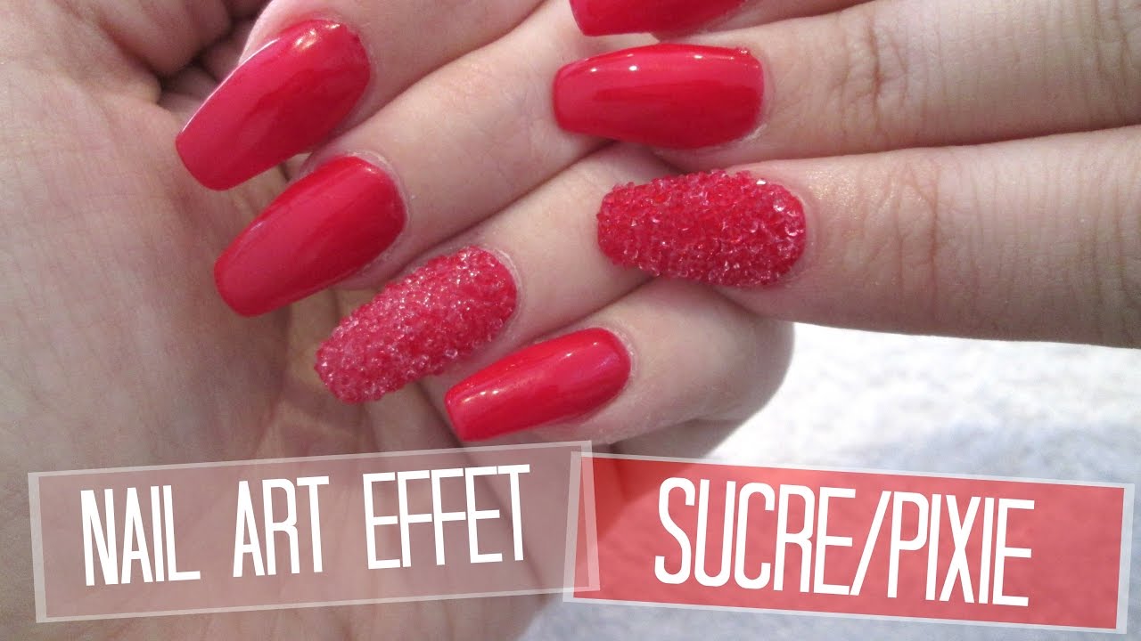NAIL ART Effet Sucre/Pixie (Mini strass) | Melissa Easy Nails