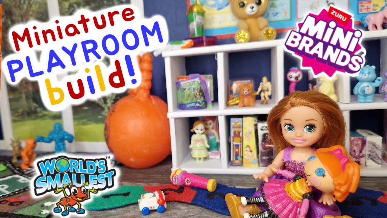 Строим кукольный домик Kidcore! Игровая комната! Экономные бренды Flips и мини-игрушки!