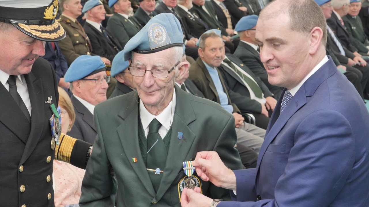 Jadotville Medal Presentation at Custume Barracks, Athlone on Dec 2nd 2017