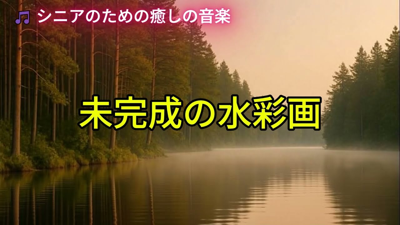 未完成の水彩画