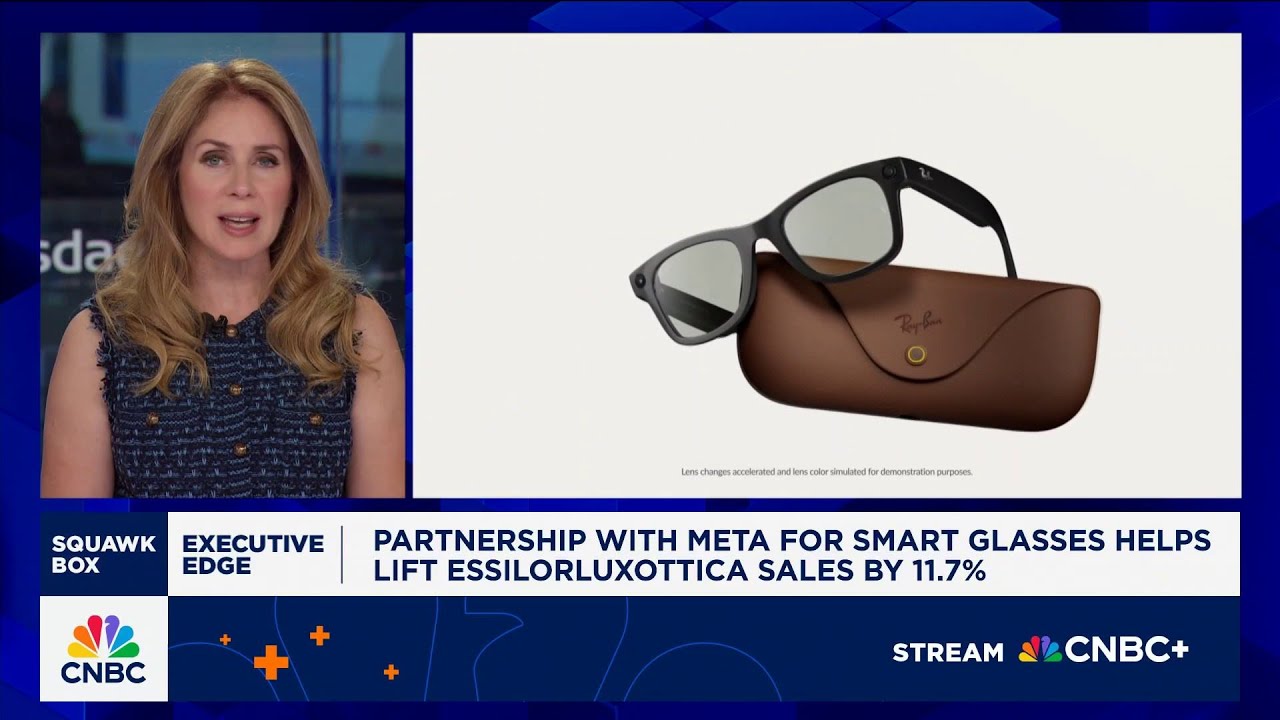 Partnership with Meta for smart glasses helps lift EssilorLuxottica sales by 11.7%