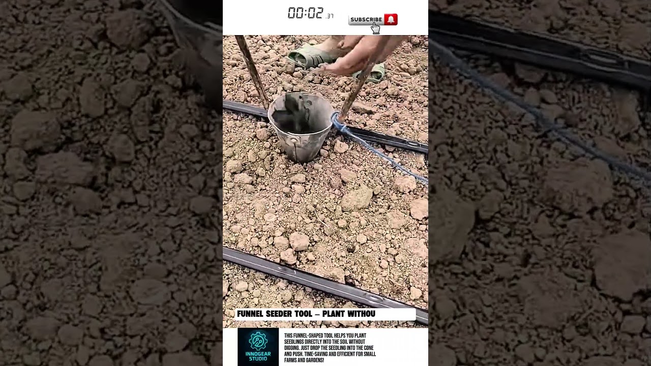 Funnel Seeder Tool &ndash; Plant Without Digging!
