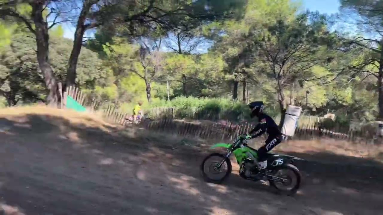 Entraînement motocross Sommières en famille