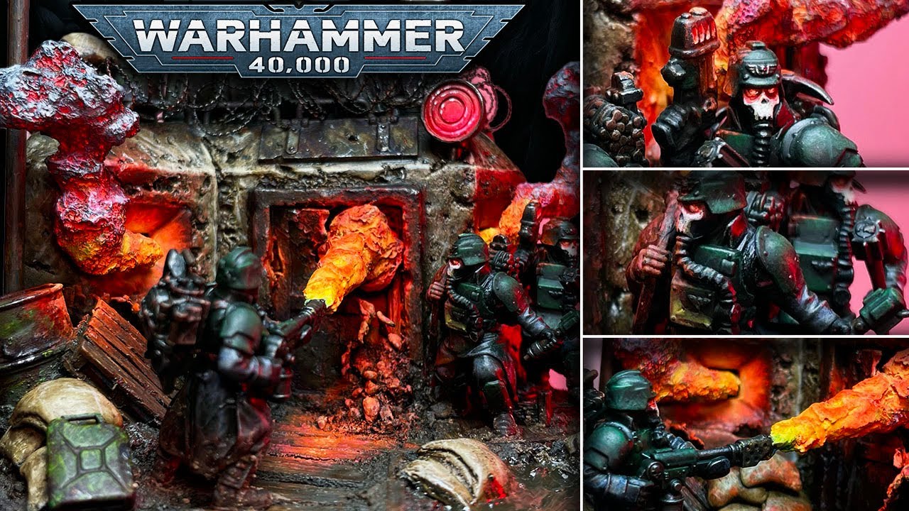 Burn 'em Out! A Warhammer 40k Krieg Diorama