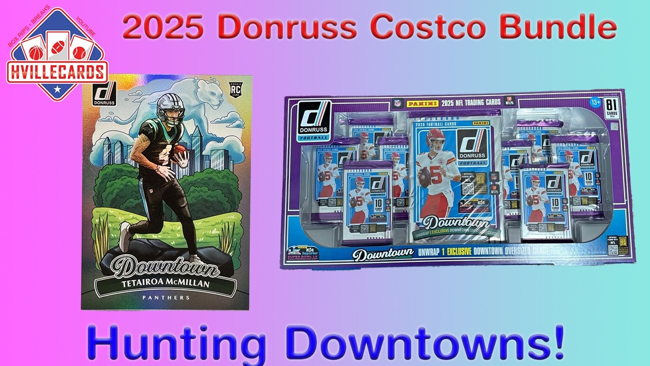 Hunting Downtowns With 2025 Donruss Football Costco Bundles