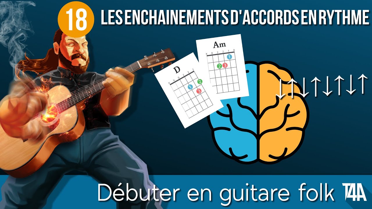 Accords + rythmique = désastre ? - Débuter en guitare folk - Cours nº18