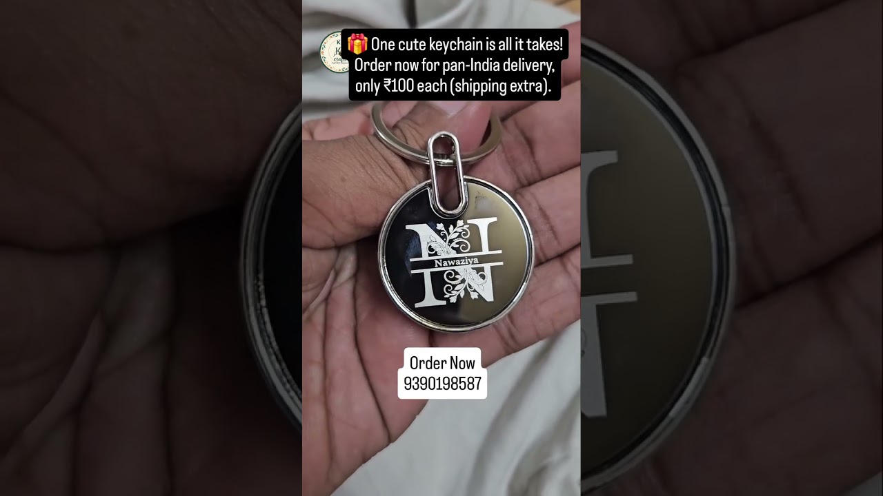 🎁 One cute keychain is all it takes!Order now for pan-India delivery, only ₹100 each(shipping extra)