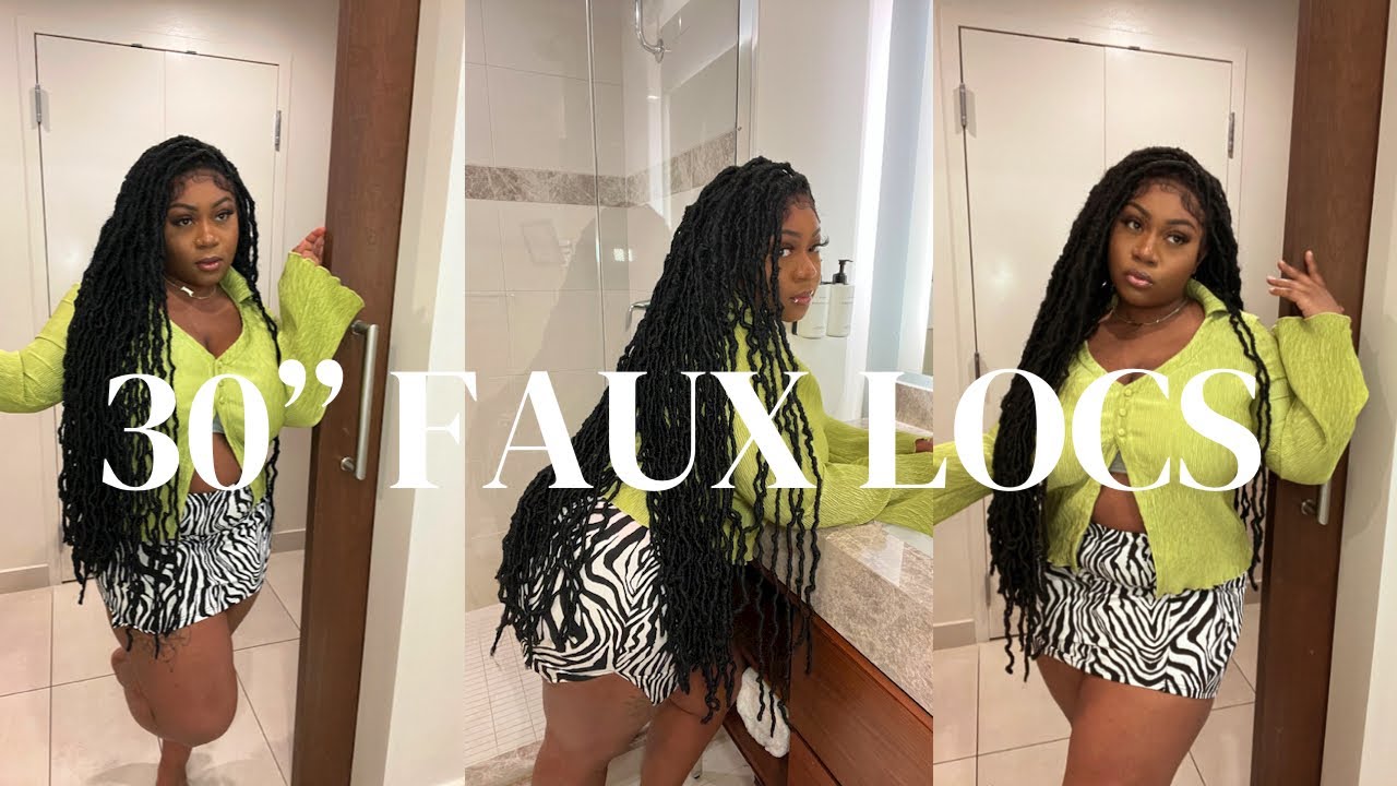 How To: Make A 30 Inch Faux Loc Wig Under $100