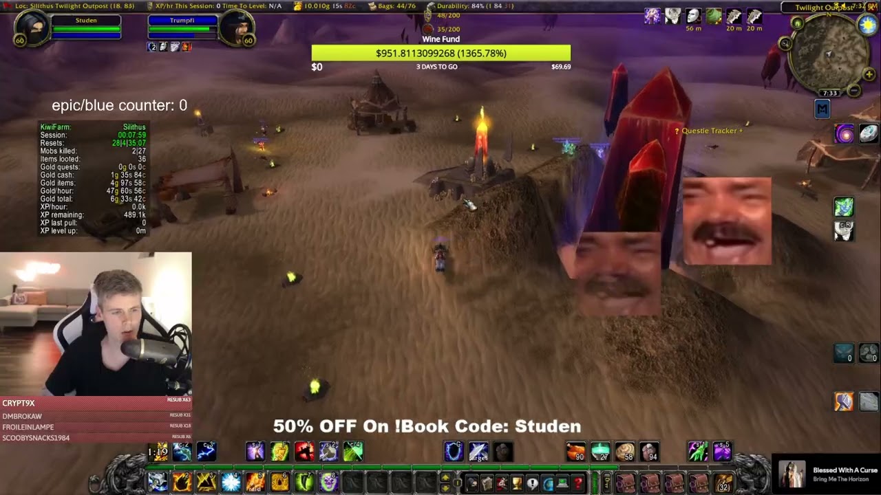 TBC Pre Patch Goldfarm! 1Hr Session