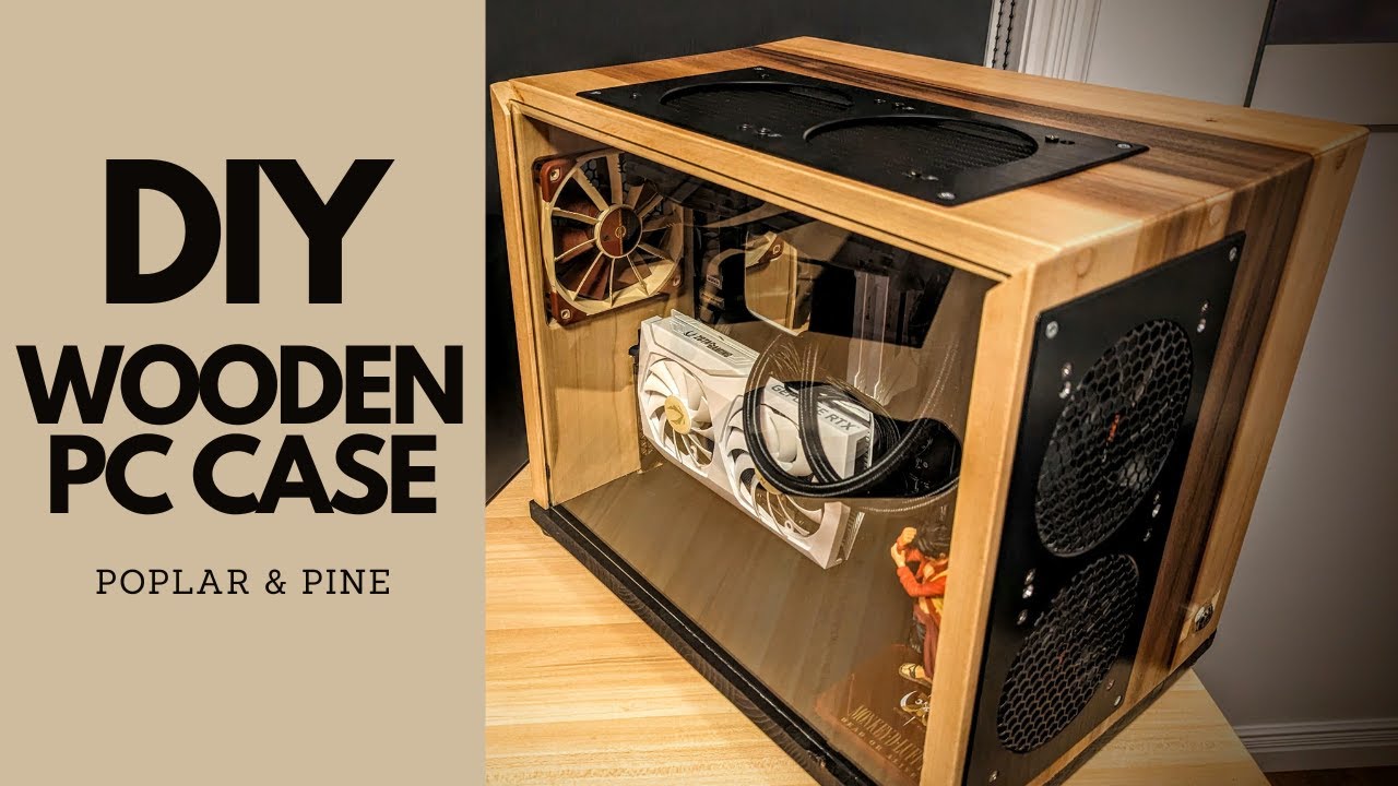 DIY Wooden PC Case - Waterfall Build