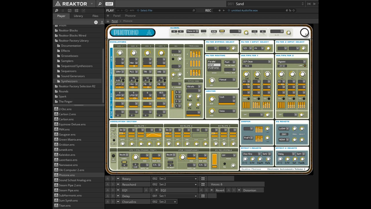 The Strange Lesser Known Synths of REAKTOR 6 - PART 1