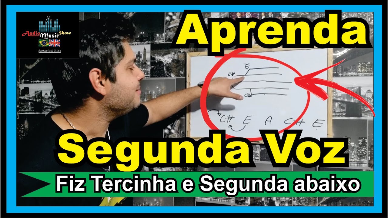 APRENDA A TERCINHA E SEGUNDA VOZ ABAIXO EM UMA MÚSICA || Entenda a dinâmica da Segunda Voz