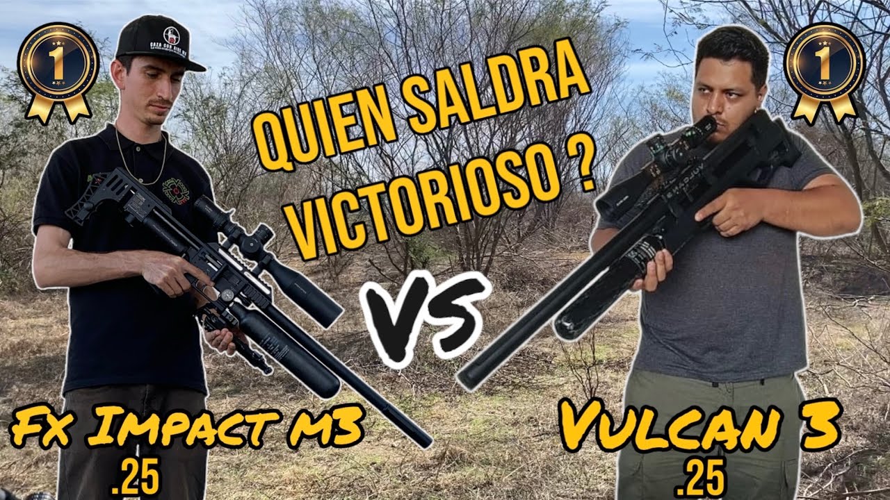 CUAL RIFLE GANARA ?? mira el desempeño de estos increíbles rifles fx impact m3 VS vulcan 3