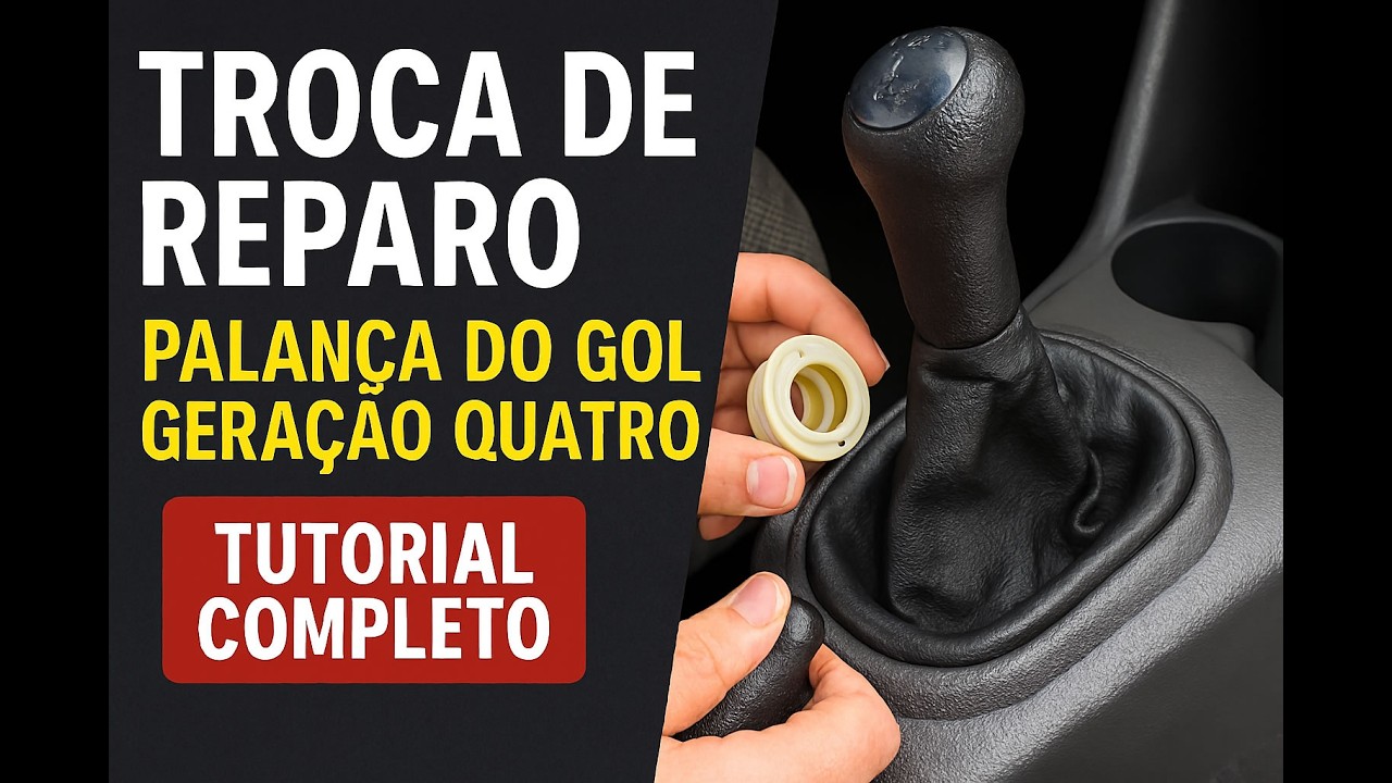 Troca de Reparo da Palanca do Gol  Assista o Tutorial COMPLETO!