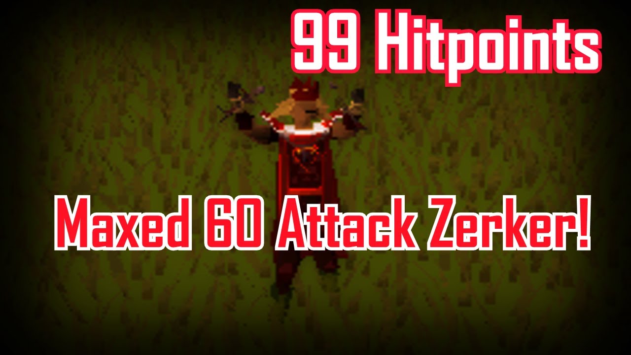 Journey of a RunePure - 99 HP | Maxed 60 Attk Zerker @ 94 CB!