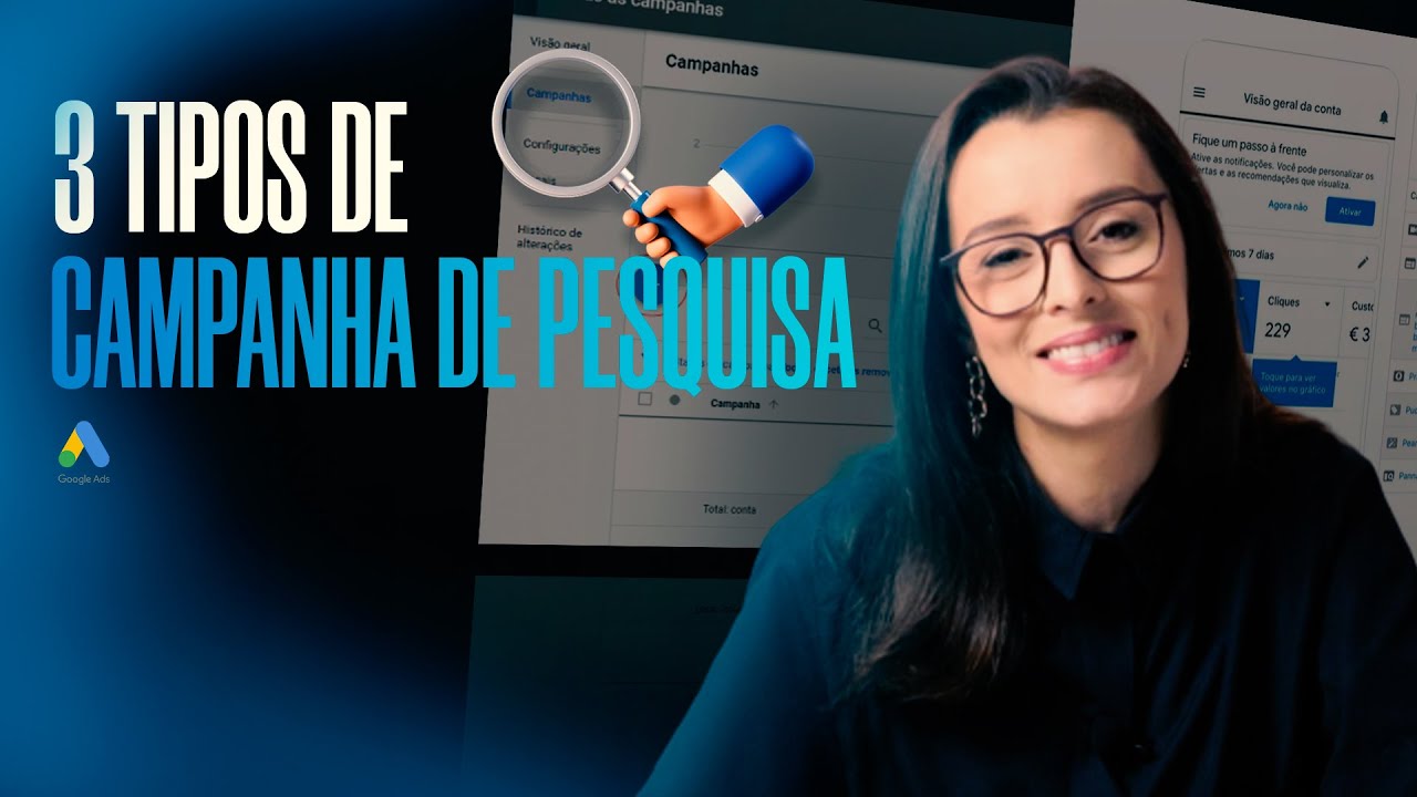 3 TIPOS DE CAMPANHAS DE PESQUISA NO GOOGLE ADS