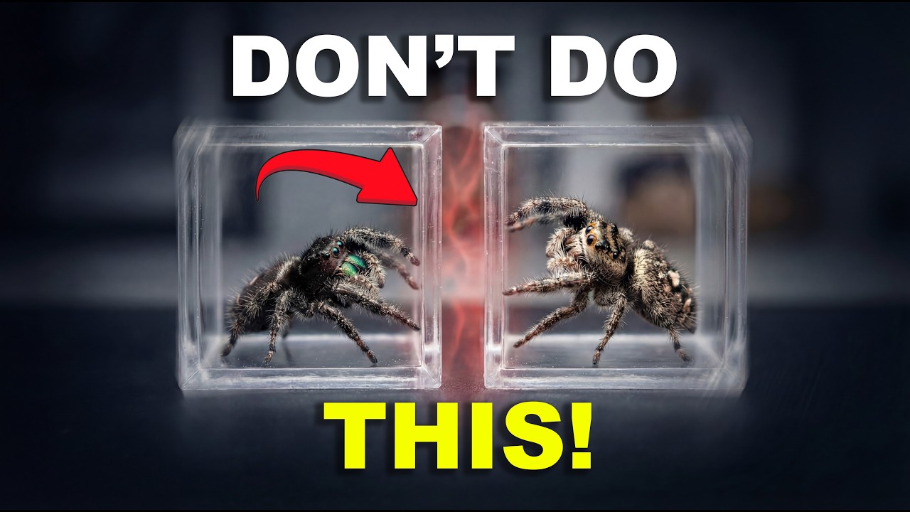 This Common Setup Is Stressing Out Jumping Spiders