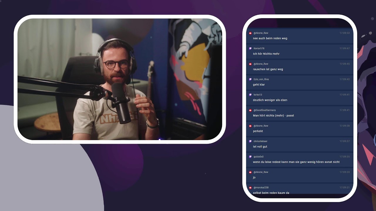 Test-Stream aus dem Studio