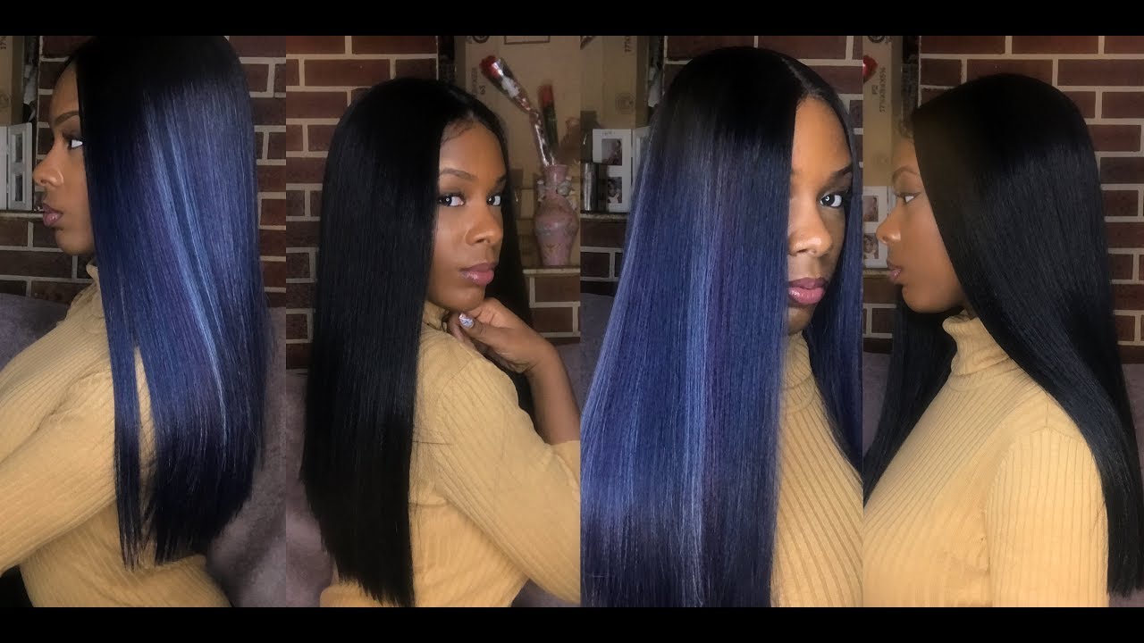 Long Blunt Cut Wig: BOBBI BOSS SYNTHETIC LACE FRONT WIG - MLF202 YARA LONG * HairSoFlyShop *