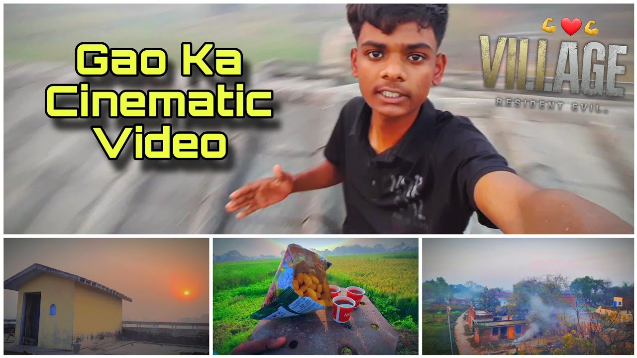 गाँव का cinematic वीडियो | आप यकीन नहीं करेंगे क्या हुआ