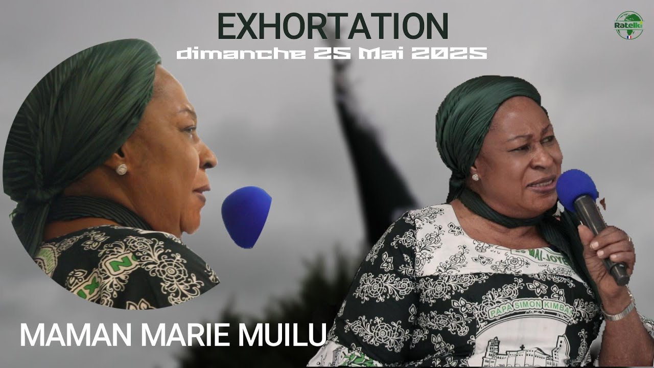 Message de Maman Marie MUILU DIANGIENDA Dimanche 25 Mai 2025 à la Paroisse de Paris saint-Ouen