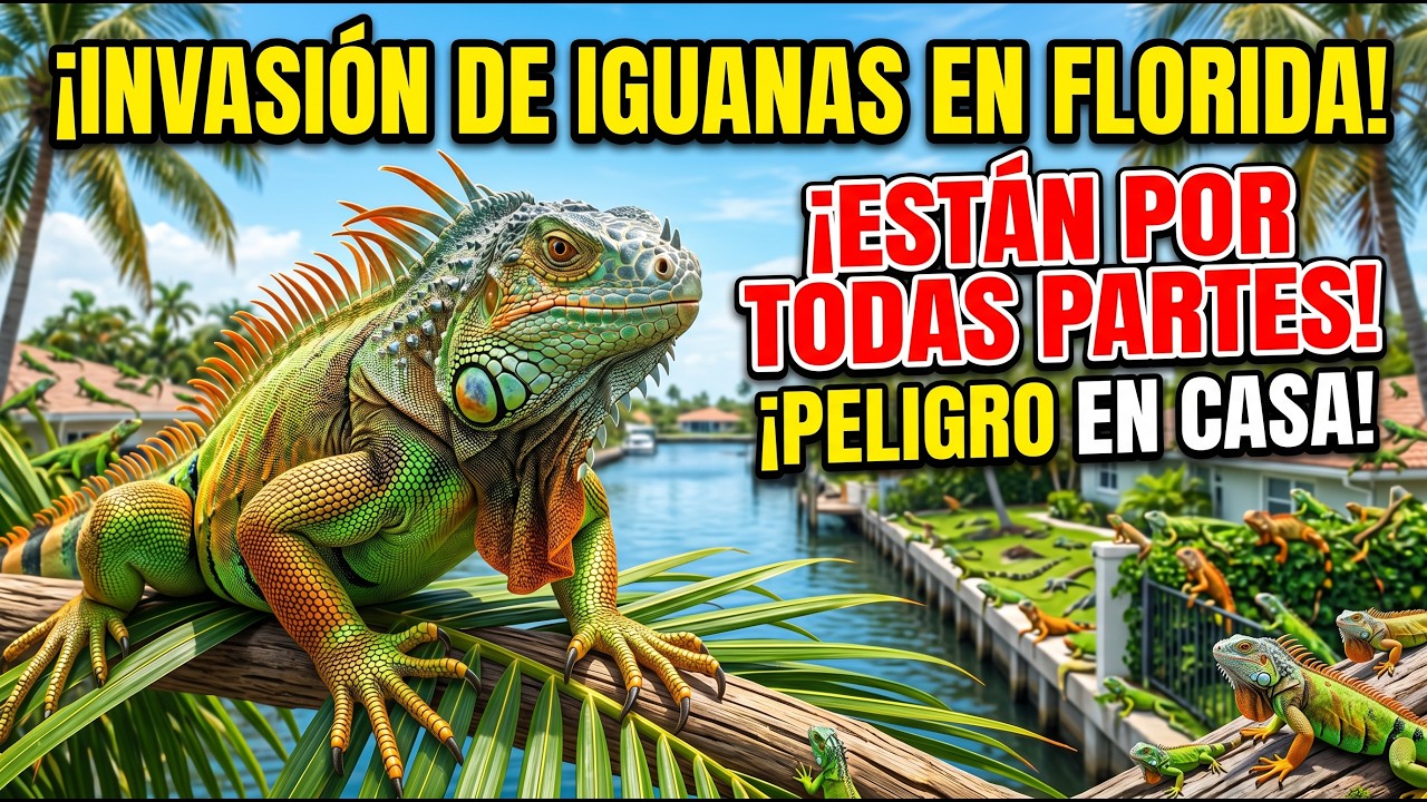 Las Iguanas en Florida | La Invasión Silenciosa que está Cambiando el Estado
