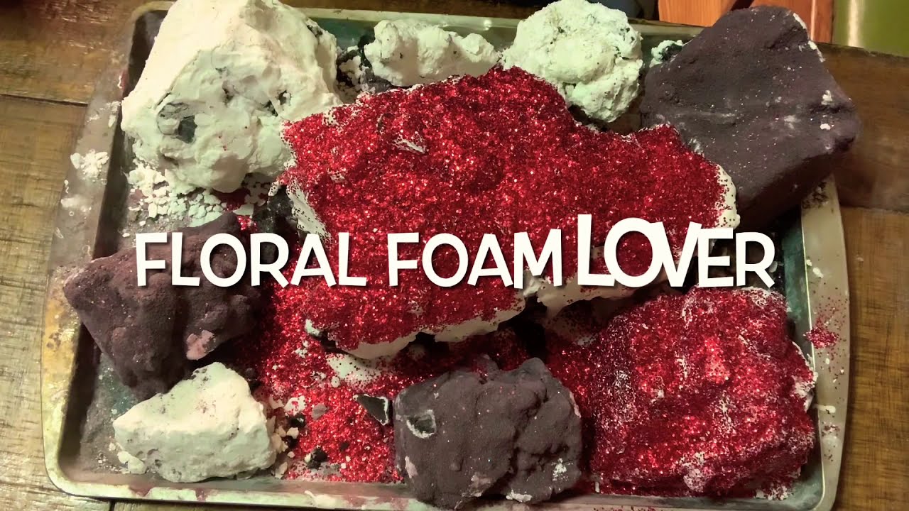 Burnt Floral Foam Crush