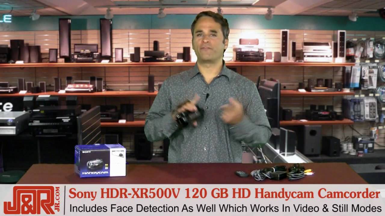 Sony HDR-XR500V 120 GB HD Handycam Camcorder - JR.com